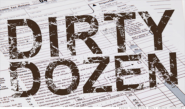 The IRS's Dirty Dozen
